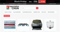 Desktop Screenshot of importadorachun.com