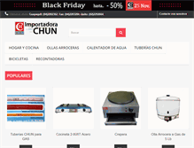 Tablet Screenshot of importadorachun.com